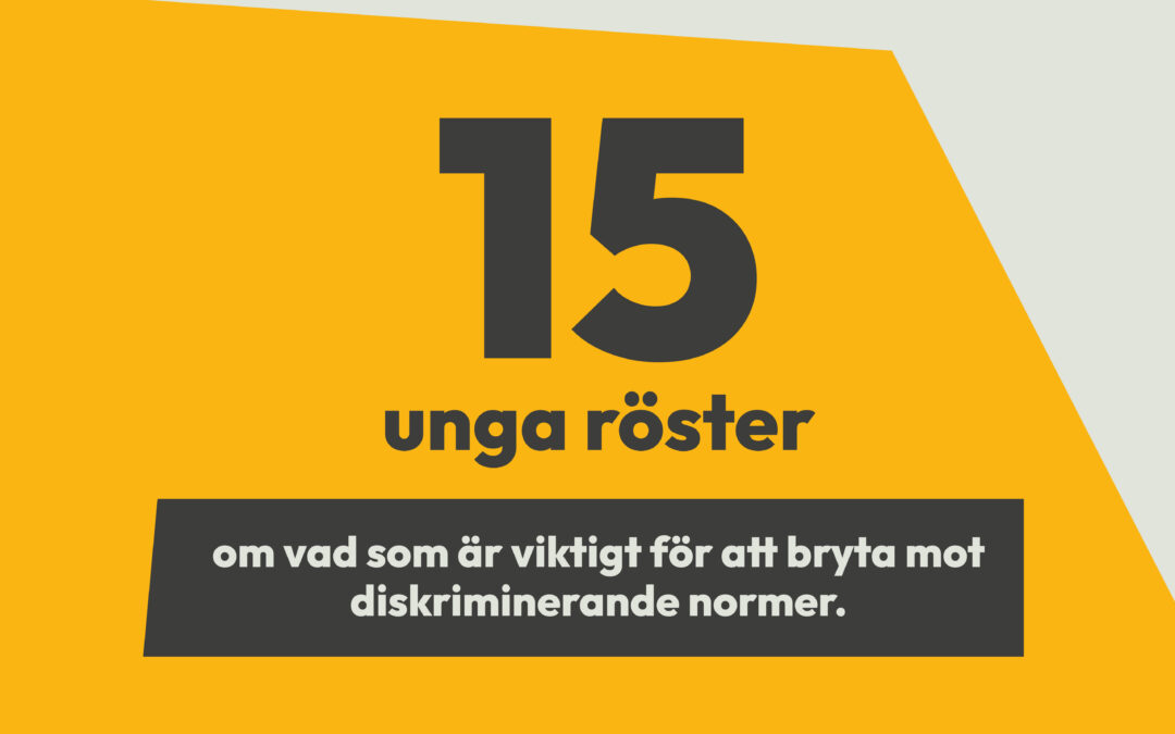 Ungas röster om en vardag som inte är rättvis