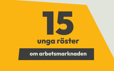 Så vill unga bryta murar på arbetsmarknaden